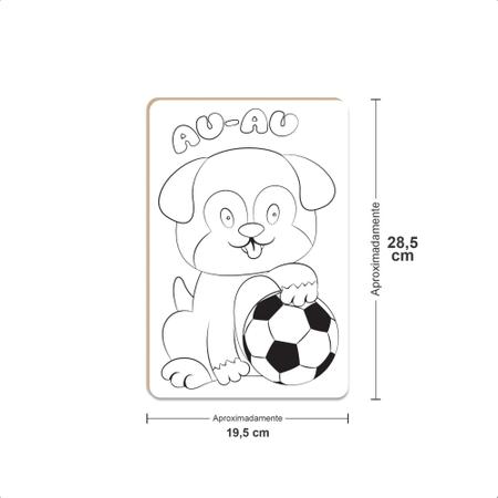 Imagem de Brinquedo Educativo Pintura Pets Cavalete Tintas Telas Jogo Infantil Coordenação Motora Criatividade - Nig 0441