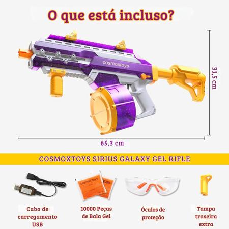 Imagem de Brinquedo Elétrico Bolinha de Gel Tático Simulador de Rifle Sirius