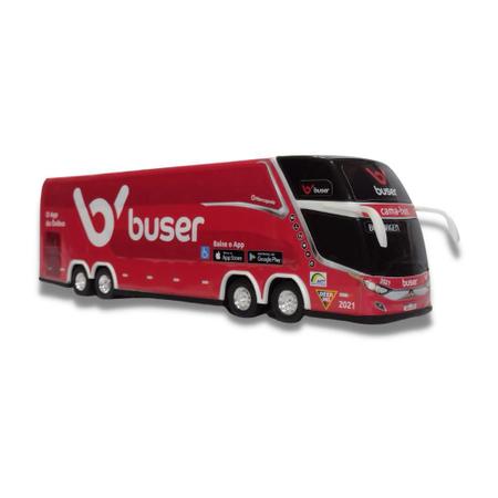 Imagem de Brinquedo Em Miniatura Ônibus Viação Buser G7 30Cm