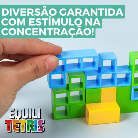 Brinquedo Equili Tetris Blocos De Montar Jogo Raciocinio em Promoção na  Americanas