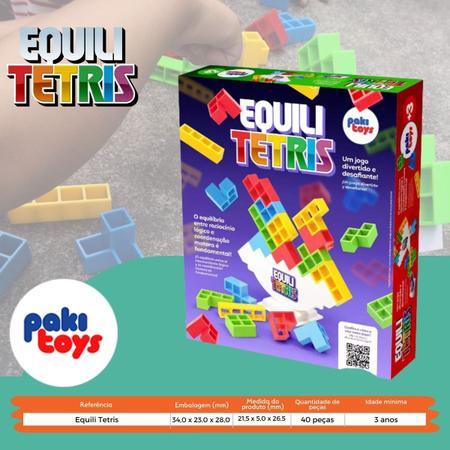 Brinquedo Equili Tetris Blocos De Montar Jogo Raciocinio em Promoção na  Americanas