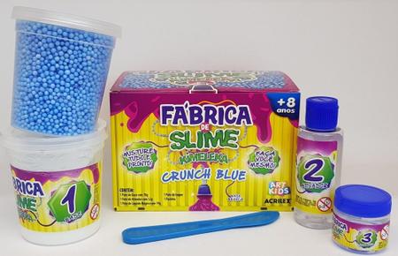Imagem de Brinquedo Fabrica De Slime Kimeleka Crunch Blue Acrilex