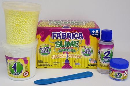 Imagem de Brinquedo Fabrica De Slime Kimeleka Crunch Yellow Acrilex