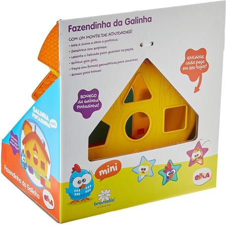 Imagem de Brinquedo Fazendinha Da Galinha Pintadinha Mini Elka - 1088