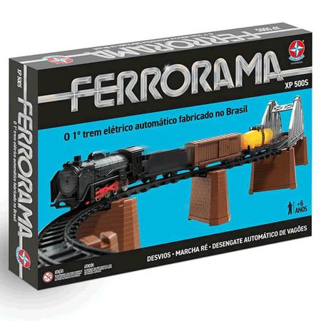 Brinquedo Trem Ferrorama Elétrico Xp 100 Estrela Original