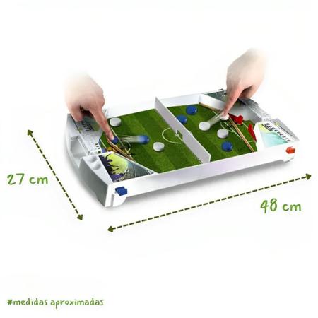 Imagem de Brinquedo Futebol De Mesa Game Chute 2 Em 1 800 - Brinquemix