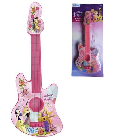Imagem de Brinquedo Guitarra Infantil Musical À Corda Disney Princesas