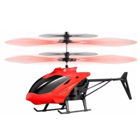 Imagem de Brinquedo Helicoptero Voador Indução Toyng Vermelho 44032