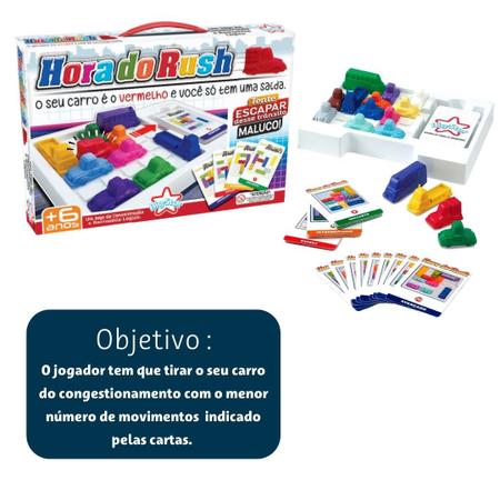 Jogo Infantil Para Jogar Com Amigos Hora Do Rush De Carrinho - Big Star  Brinquedos - Outros Jogos - Magazine Luiza