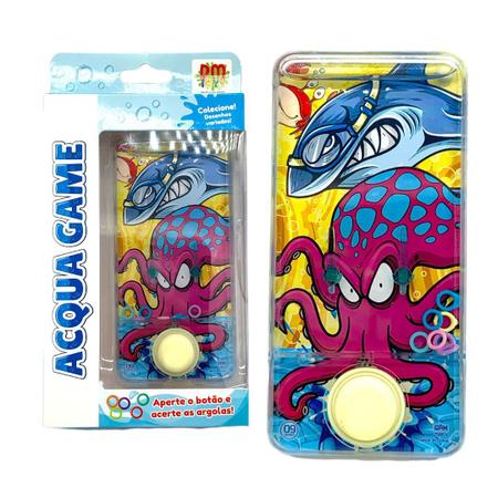 Water Mini Game Aquaplay Brinquedo Lança Argolas Água Plastico (Dinossauro  1)