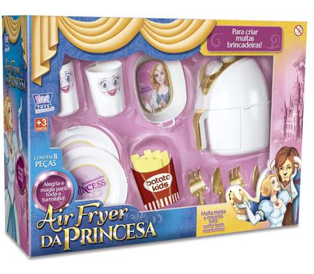 Imagem de Brinquedo Infantil Air Fryer Princesa Cozinha Faz de Conta
