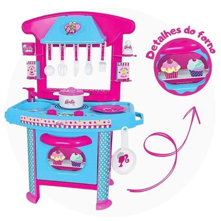 Imagem de Brinquedo Infantil Barbie Cheff Cozinha FogÃozinho