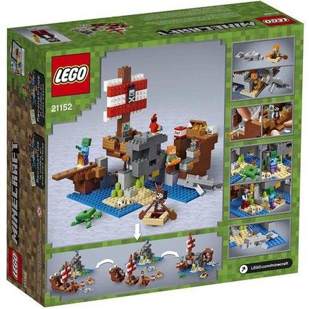 Brinquedo Infantil Blocos De Montar a Aventura Do Barco Pirata 386 Peças  21152 Lego - Papellotti