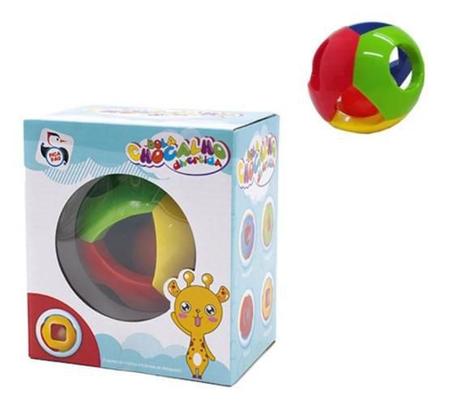 Imagem de Brinquedo Infantil Bola Chocalho Divertida Para Bebês