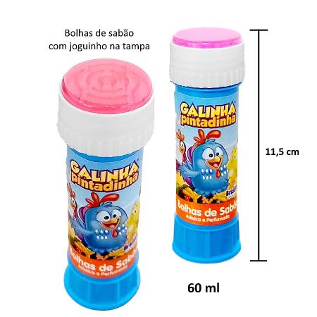 Bolha De Sabao Galinha Pintadinha 60ml C/jogo (2790847000550