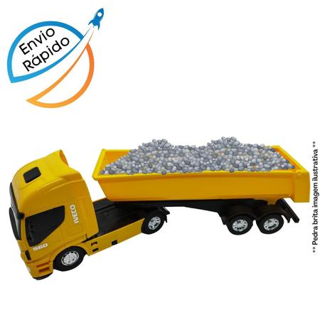 Caminhão Carreta de Brinquedo Miniatura Metal 30cm Coleção - Europio -  Caminhões, Motos e Ônibus de Brinquedo - Magazine Luiza