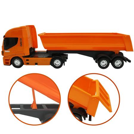 Caminhão de Areia Caçamba Brinquedo Iveco Realista 40cm - Usual Brinquedos  - Caminhões, Motos e Ônibus de Brinquedo - Magazine Luiza