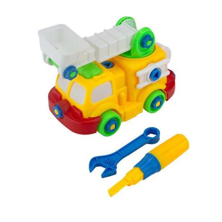 Imagem de Brinquedo Infantil Caminhão Monta E Desmonta Mickey Baby - Etitoys
