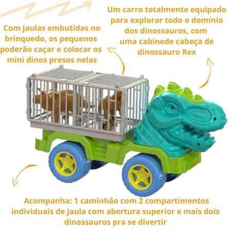 Caminhão Gigante Brinquedo Fazendo Dinossauro Zoologico Anim