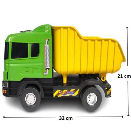 Caminhão Carrinho Big Super Caçamba lindo brinquedo Educativo Grande Para  Crianças Aproximadamente 50 CM