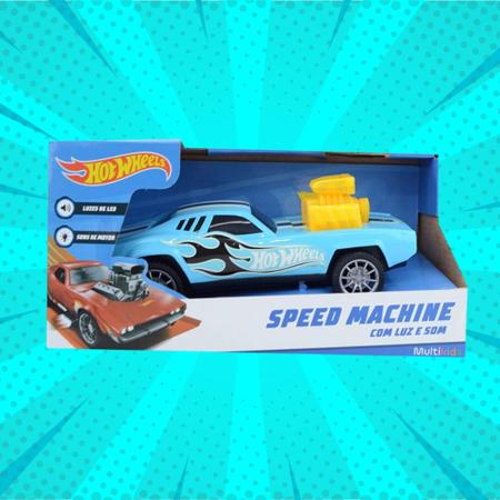 Imagem de Brinquedo Infantil Carrinho Fricção Hot Wheels Speed Machine Sortido e Unitário Multikids - BR2085