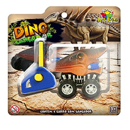 Dinossauro Lançador de Carrinhos Infantil - Bbr Toys