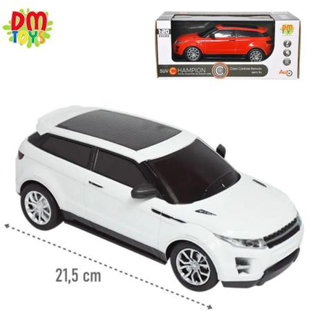 Brinquedo Infantil Carro Controle Remoto Sem Fio Land Rover 26 cm