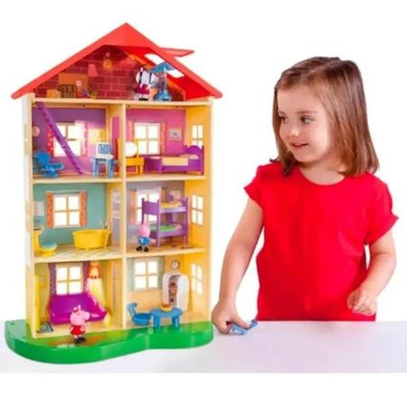 Brinquedo Sunny Casa Maletinha Peppa Pig Colorido 2313 - Casinha de Boneca  - Magazine Luiza