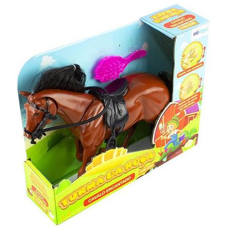 Brinquedo Infantil Cavalo Encantado Com Som Etitoys