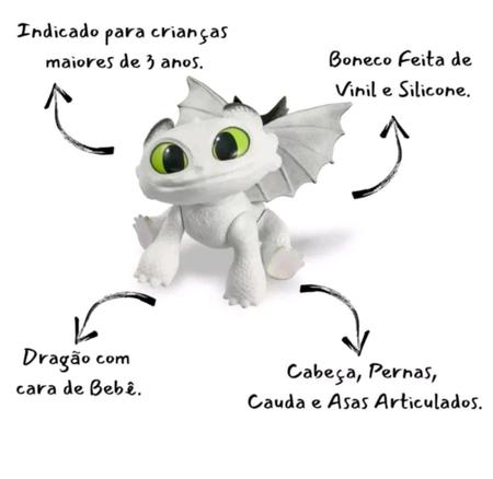 Brinquedo Infantil Como Treinar Seu Dragão Baby Dragões Dawn Dream Works  Pupee - Baby&Kids