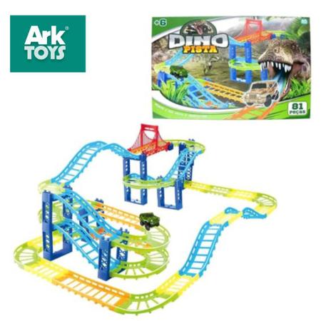 Pista Dinossauro Track Carro Brinquedo Jogo 116 Peças Oferta - Art Brink -  Pistas - Magazine Luiza