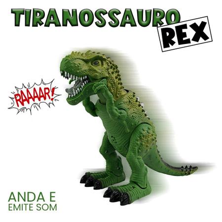 Dinossauro com Som e LUZ Verde Zoop TOYS ZP00164