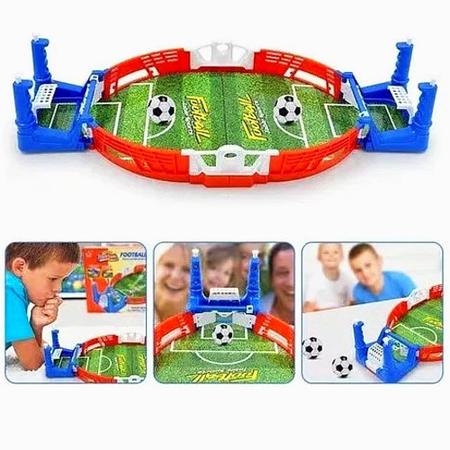Mini Jogo Futebol De Mesa Portátil Brinquedo Infantil Adulto