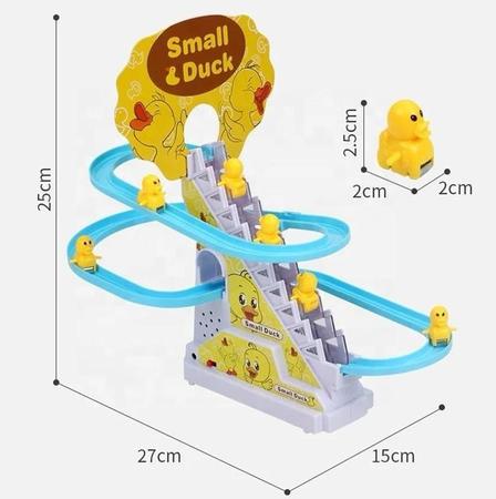 Imagem de Brinquedo Infantil Divertido Patinho Escorrega Playground Animais Baby Musical Small E Duck