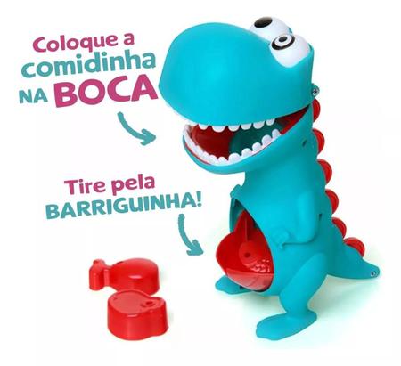 Imagem de Brinquedo Infantil Educativo Encaixe Cor E Dino Papa Tudo
