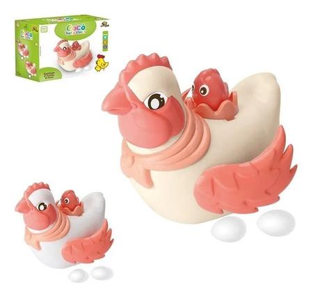 Brinquedo Infantil Galinha Baby Bota Ovos Com Som Art Brink - Papellotti