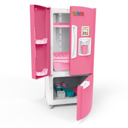 Imagem de Brinquedo Infantil Geladeira Frost Fun Candy com Acessórios - TaTeTi - ROSA