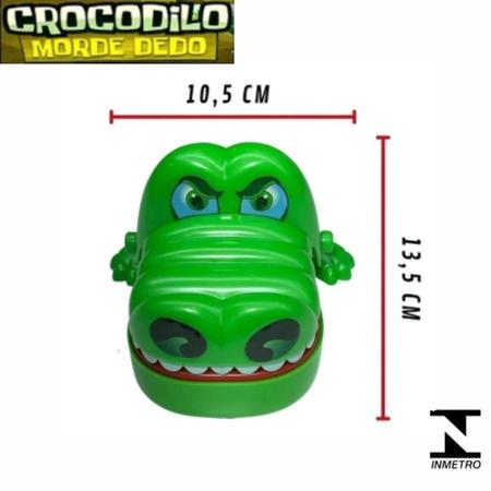 Imagem de Brinquedo Infantil Jacaré Morde Dedo Crocodilo Dentista Novo - Art Brink