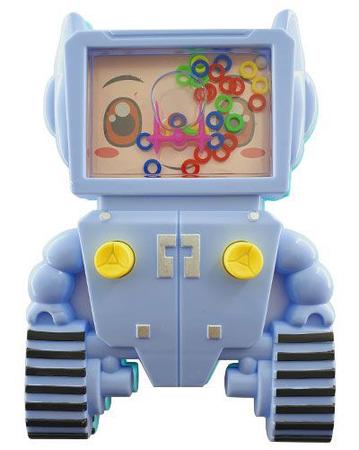 Jogo Argola Brinquedo Infantil Diversão Aquaplay Robô Azul