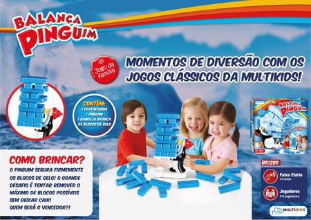 Jogo Balanca Pinguim Multikids - BR1289 - Ibyte