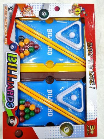 Brinquedo infantil jogo de sinuca BILLIARDS. - BILLIARDS - BILLIARDS -  Sinuca / Bilhar Infantil - Magazine Luiza
