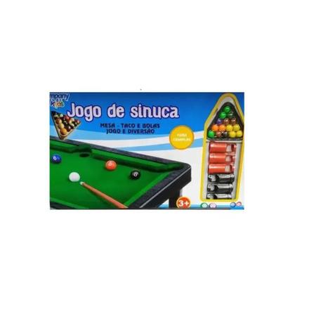 Jogo de Sinuca Infantil 22 Pçs World Brinquedos 9,5x31x51cm RF2986