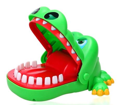 Brinquedo Jogo Dino Desafio Dentista Morde Dedos Infantil
