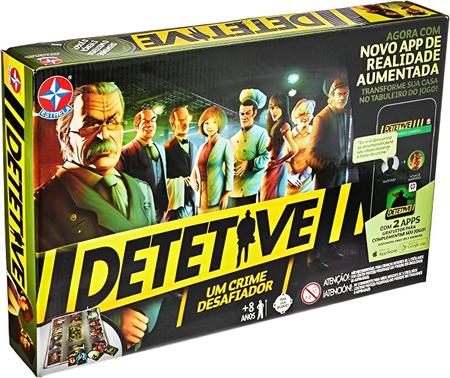 Jogo de Tabuleiro - Detetive com Aplicativo - Estrela - Jogos de Cartas -  Magazine Luiza