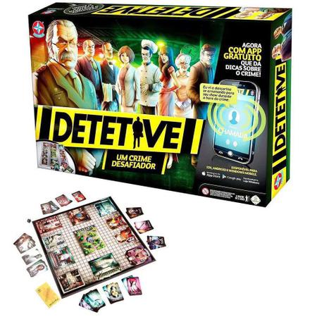 Jogo Tabuleiro Detetive Com 2 App Estrela - 1201602900039 - Jogos de Cartas  - Magazine Luiza