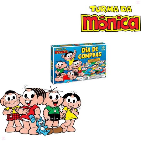 Jogo Infantil Dia de Compras Turma da Mônica Brinquedo Educativo 7