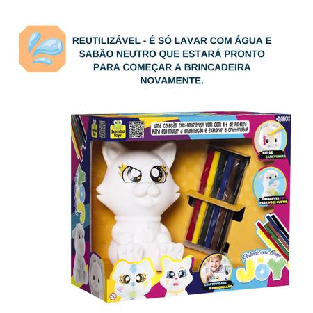 Joy Gatinho de Pintura - Samba Toys - Casa Joka