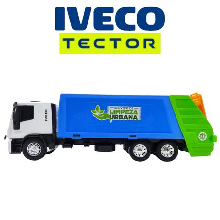 Caminhão Iveco Tector - Coletor - Azul