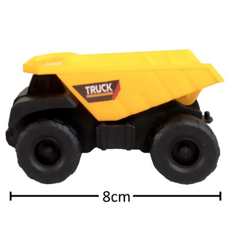 Kit de Carrinhos Tratores e Caminhões de Brinquedo Infantil