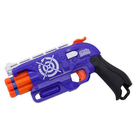 brinquedo arminha lança dardo nerf glock de elite lançamento